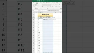 Automatically number rows using Sequence and Counta in Excel!