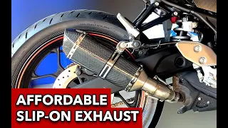 Ransoto / Anodizing Slip-On Exhaust from Amazon - Unboxing, Installation and Soundcheck