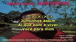 Juntinhos Assim _ José Ribeiro _ Karaokê com backvocal (música original)