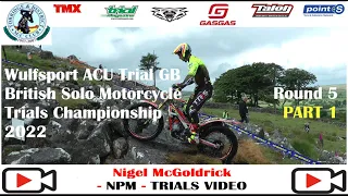 Wulfsport ACU Trial GB British Solo Motorcycle Trials Championship 2022 Round 5 PART 1 Torridge DMCC