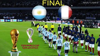 Argentina vs France - Final - FIFA World Cup 2022 - Full Match | Messi vs Mbappe | PES Gameplay