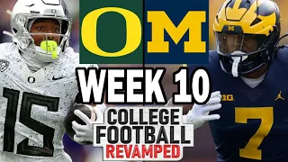 Oregon at Michigan - Week 10 Simulation (2024 Rosters for NCAA 14)