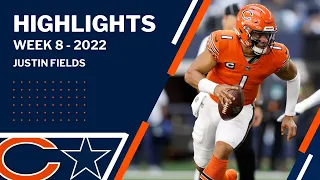 Justin Fields Highlights vs Cowboys | Week 8 | 2022