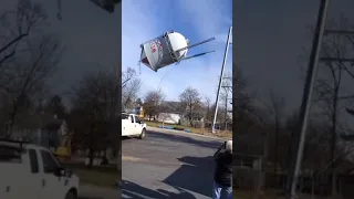 Decommissioned water tower fires off a final blast [VOLUME UP]
