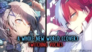 Nightcore - A Whole New World (Switching Vocals)