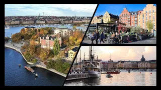 Stockholm  Sweden Summer Walk  4k HDR Walking Tour 2022