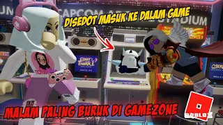 GARA2 MAIN GAME TENGAH MALAM!! DISEDOT MESIN GAME - Arcade Night Story ROBLOX INDONESIA