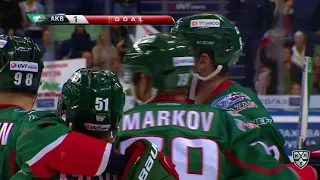 Andrei Markov scores his first goal for Ak Bars