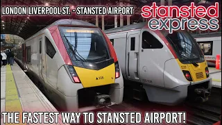 Central London to STANSTED Airport in 50 MINUTES! | Stansted Express