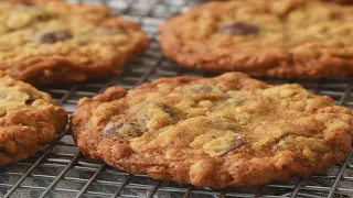 Crispy Oatmeal Cookies Recipe Demonstration - Joyofbaking.com