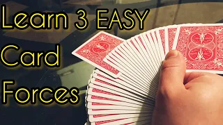 3 EASY Ways Magicians Force a Playing Card