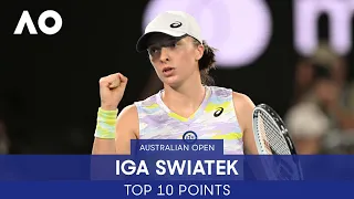 Iga Swiatek's Top 10 Points | Australian Open