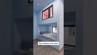 Moderen Children Room Convert 1 room into 2 rooms amazing Furniture Work