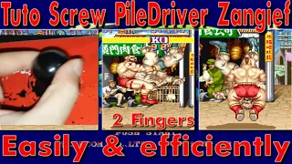 tutorial how to do street fighter 2 champion edition zangief screw piledriver easily and efficiently