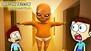Baby in Yellow Scary Story - Android Game | Shiva and Kanzo Gameplay