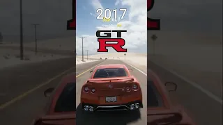 Nissan GTR evolution (1971-2017) in Forza horizon 5