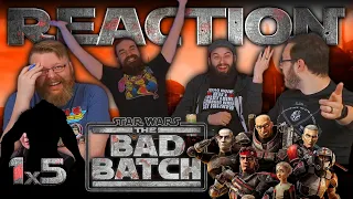 Star Wars: The Bad Batch 1x5 REACTION!! "Rampage"