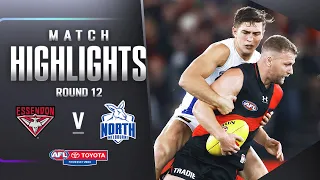 Essendon v North Melbourne Highlights | Round 12, 2023 | AFL