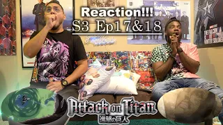 FIRST TIME WATCHING | ATTACK ON TITAN 3x17 & 18 | REACTION
