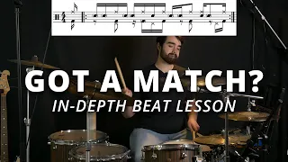 Dave Weckl "Got A Match?" Drum Beat Lesson