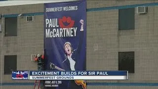 Excitement builds for Sir Paul McCartney at Summerfest