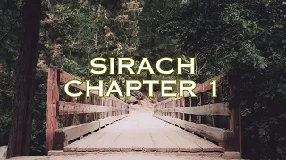 Sirach chapter 1