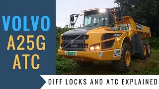 Volvo A25G Dump Truck Diff Locks/Automatic Traction Control