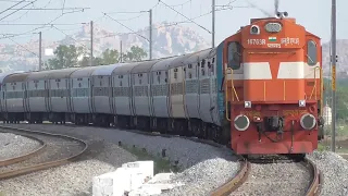 26 in 1 ALCO Trains | WDG 3A WDM 3A WDM 3D | HONKING & CHUGGING | Indian Railways