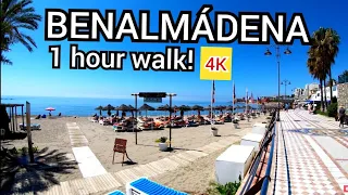 ⁴ᴷ BENALMADENA walking tour, Malaga, Costa del Sol Andalusia, Spain 🇪🇸 4K