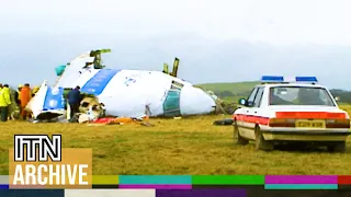 Raw Footage of Lockerbie Bombing Aftermath - Margaret Thatcher Visits Pan Am 103 Crash Site (1988)