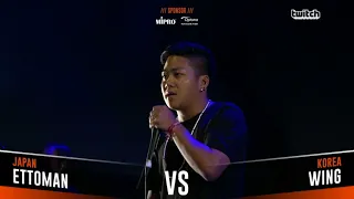 ETTOMAN VS WING｜Asia Beatbox Championship 2018  Semi Final  Solo Beatbox Battle