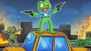 ¡ME CONVIERTO en la RANA mas LOCA de TODO el MUNDO! 🔫🐸🌎 en AMAZING FROG con PERMON