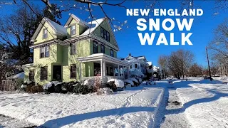 Western Mass SNOW WALK • 1/8/2024 • Winter Ambience