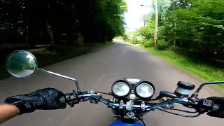 Suzuki GT550 Ride Part 2 Raw Audio