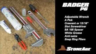 StoneAge® 4" Badger™ Tool Maintenance