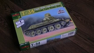 Распаковка T-34  фирмы MSD 1/35