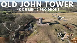 Running Up That Hill - Old John Tower - Bradgate Park Leicestershire - 4K DJI Mini 3 Pro Drone