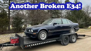 I Bought Another Non-Running E34 525i BMW.... Some Assembly Required
