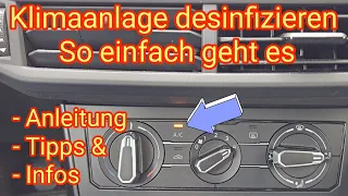 Klimaanlage stinkt & müffelt? Auto-Klimaanlage desinfizieren + reinigen - so einfach geht es