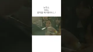 뉴진스 ditto 음악을 제거했더니...!