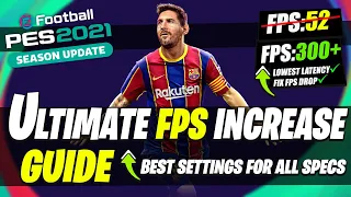 🔧 Efootball PES 2021 Season Update: Low End Pc increase performance | FPS BOOST & Best Settings 2023