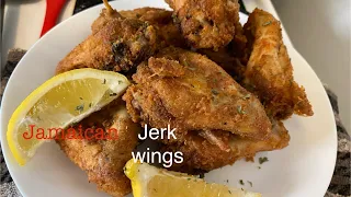 Easy Jamaican Jerk fried chicken wings recipe