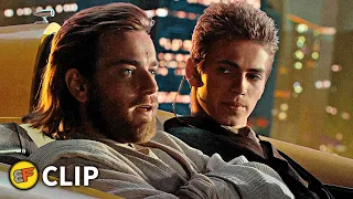 Obi-Wan & Anakin Chase Zam Wesell (Part 1) | Star Wars Attack of the Clones (2002) Movie Clip HD 4K