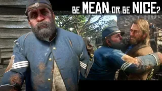 Be Mean Or Be Kind To The Homeless Vet In Valentine (He Has A Secret) RDR2