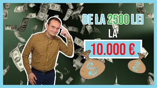 De la 2500 lei la 10,000 de euro prin investitii la bursa