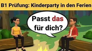 Mündliche Prüfung Deutsch B1 | Gemeinsam etwas planen/Dialog |sprechen Teil 3: Kinderparty
