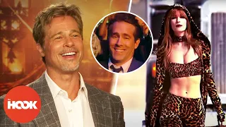 Brad Pitt Responds To Shania Twain's Ryan Reynolds Lyric Swap | @TheHookOfficial
