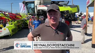 Reynaldo Postacchini   CLAAS debutó con la TRION 740 en la Farm Progress Show