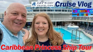 CARIBBEAN PRINCESS SHIP TOUR JANUARY 2021 WESTERN CARIBBEAN FORT LAUDERDALE PORT EVERGLADES