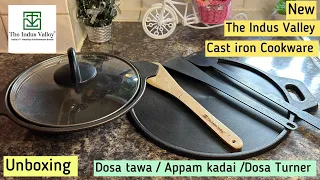 New The Indus Valley cast iron dosa tawa & Appam kadai cookware unboxing /காஸ்ட் அயன் பாத்திரங்கள்